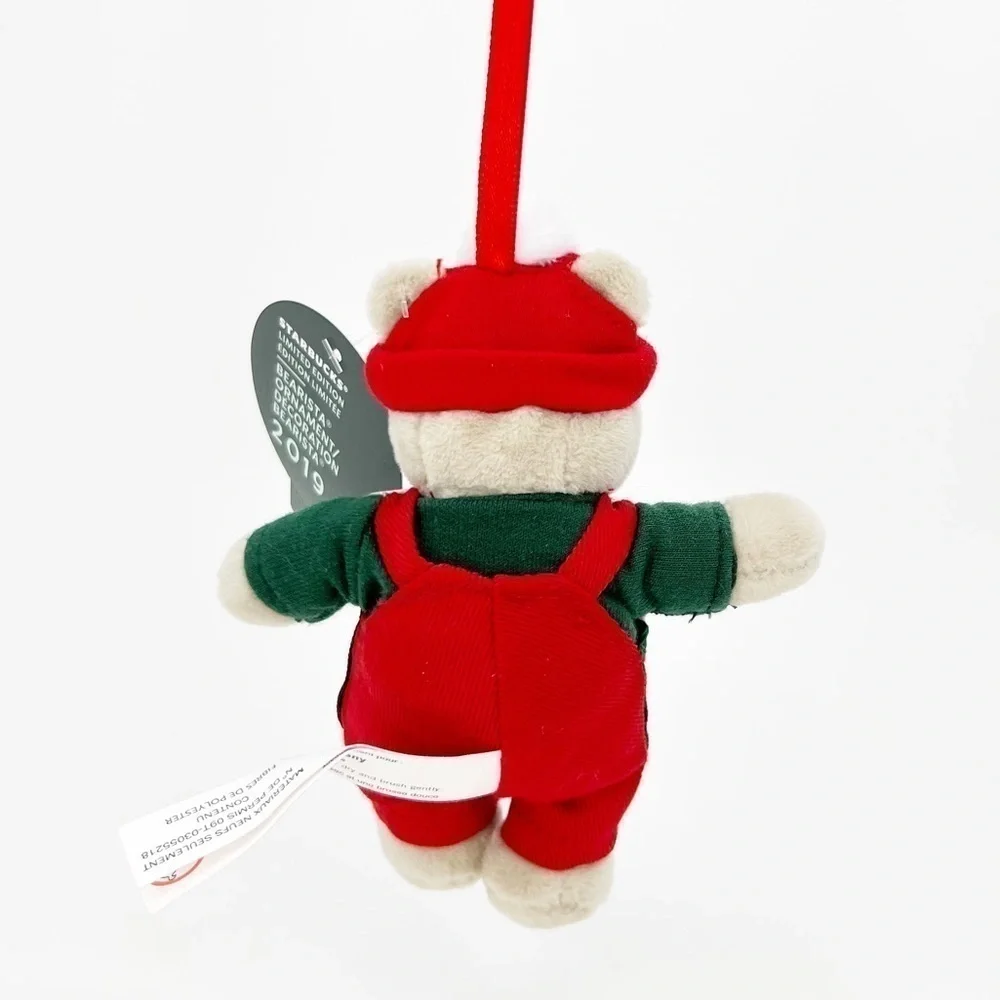 Starbucks Bearista Ornament 2019 Ski Plush Stuffies Christmas Holiday New NWT